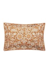 Morris & Co 'Sunflower' Cotton Duvet Cover Set in Tan - Size: Single - thumbnail 3