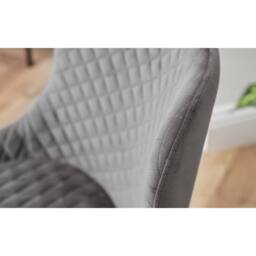 Cheshire Executive Lochlan Office Chair in Grey Velvet - thumbnail 7