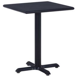 Berkfield Home Garden Table Black 60x60x75 cm - Size: 60 x 60 x 75 cm - thumbnail 2