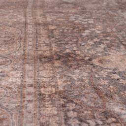 Kukoon Traditional Design Cotton Chenille Rug Beige Machine Washable in Taupe - Size: 160 cm x 230 cm - thumbnail 8