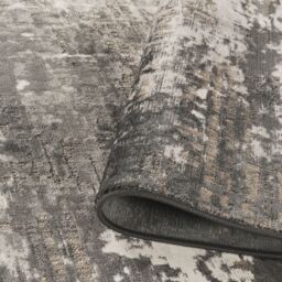 Desire Rugs Mayfair Living Room Area Rug Metallic Sheen Modern Abstract Design in Grey - Size: 120 cm x 170 cm - thumbnail 4