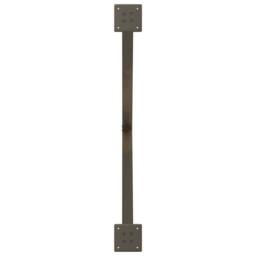 Berkfield Home Dining Table Legs X-Shaped 2 pcs Natural Steel 90x(72-73) cm Steel in Brown - thumbnail 7
