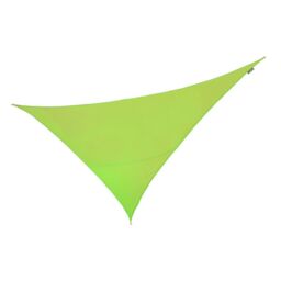 Primrose 6m x 4.2m Triangle Waterproof Sun Shade Canopy 98% UV Block Free Rope in Lime