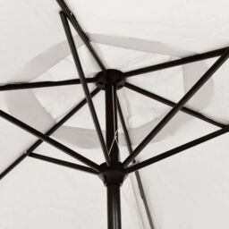Berkfield Home Parasol Sand White 200x224 cm Aluminium - thumbnail 5