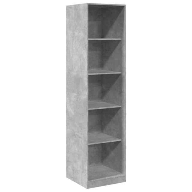 Berkfield Home Wardrobe Concrete Grey 50x50x200 cm Engineered Wood - Size: 50 x 50 x 200 cm - image 1