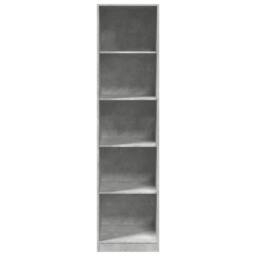 Berkfield Home Wardrobe Concrete Grey 50x50x200 cm Engineered Wood - Size: 50 x 50 x 200 cm - thumbnail 4