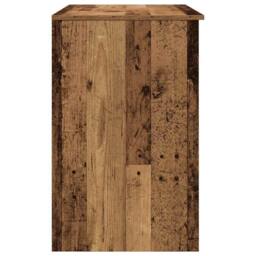 Berkfield Home Durable Desk Old Wood 86x49x76 cm Engineered Wood in Brown - Size: 86 x 49 x 76 cm - thumbnail 7