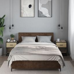 Berkfield Home Bedside Cabinets 2 pcs Sonoma Oak 40x31x50 cm Engineered Wood in Brown - Size: 40 x 31 x 50 cm - thumbnail 3