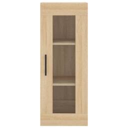 Berkfield Home Highboard Sonoma Oak 34.5x34x180 cm Engineered Wood in Brown - thumbnail 6