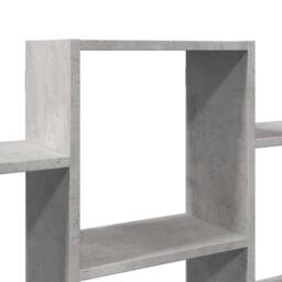 Berkfield Home Wall Shelf Concrete Grey 159x18x66 cm Engineered Wood - Size: 159 x 18 x 66 cm - thumbnail 6