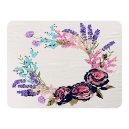 Benjamin Tate Design Beautiful Reath Blanket in Natural - Size: 120 cm x 150 cm - thumbnail 1