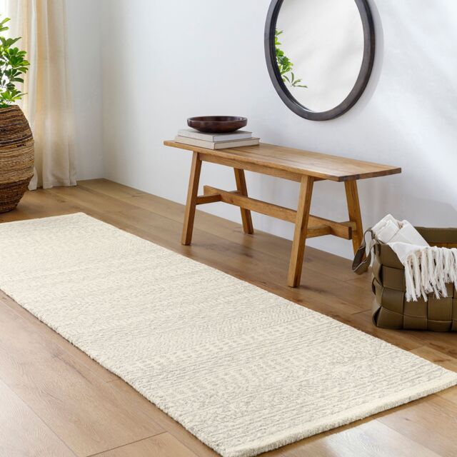Livabliss Maroc-Hand Tufted Grey Ivory Brown Global Living Dining Bedroom Rug - Size: 150 cm x 230 cm - image 1