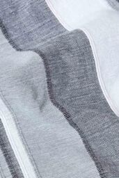 Homescapes Cotton Morocco Striped Throw in Light Grey - Size: 255 cm x 360 cm - thumbnail 4