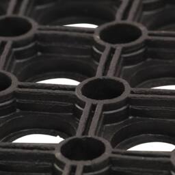 Berkfield Home Mat Rubber 16 mm 80x120 cm in Black - thumbnail 3