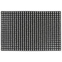 Berkfield Home Mat Rubber 16 mm 80x120 cm in Black - thumbnail 2