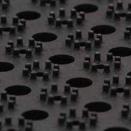 Berkfield Home Mat Rubber 16 mm 80x120 cm in Black - thumbnail 4