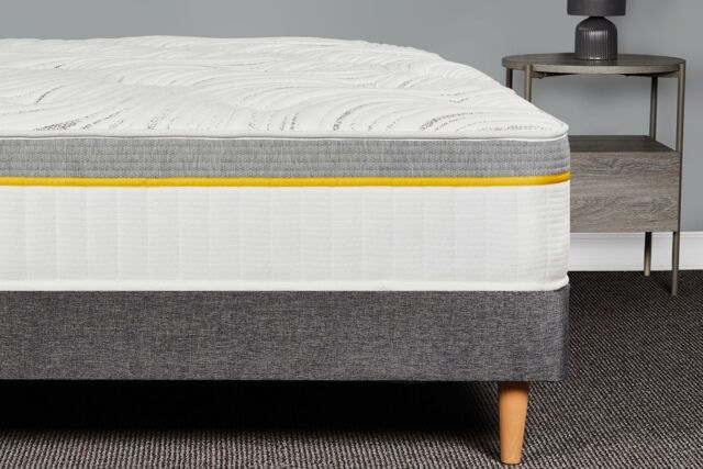 Sloomy Serenity Hybrid Reflex Support Pocket Spring Mattress in Grey - Size: Double - image 1
