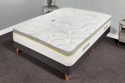 Sloomy Serenity Hybrid Reflex Support Pocket Spring Mattress in Grey - Size: Double - thumbnail 5