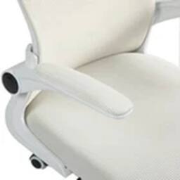 Kelvenix Home Office Chair High Back Mesh Office Chair Swivel Chair in White - thumbnail 3