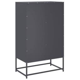 Berkfield Home Highboard Anthracite 68.5x39x111.5 cm Steel in Dark Grey - thumbnail 6