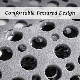 Kelvenix Extra Large Bath Mat Non Slip in Grey - thumbnail 5