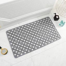 Kelvenix Extra Large Bath Mat Non Slip in Grey - thumbnail 1