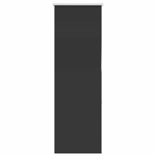 Berkfield Home Roller Blind Blackout Black 45x150 cm Fabric Width 40.7 cm Polyester - image 1