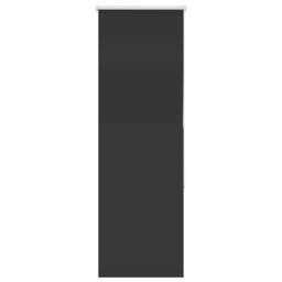Berkfield Home Roller Blind Blackout Black 45x150 cm Fabric Width 40.7 cm Polyester - thumbnail 1