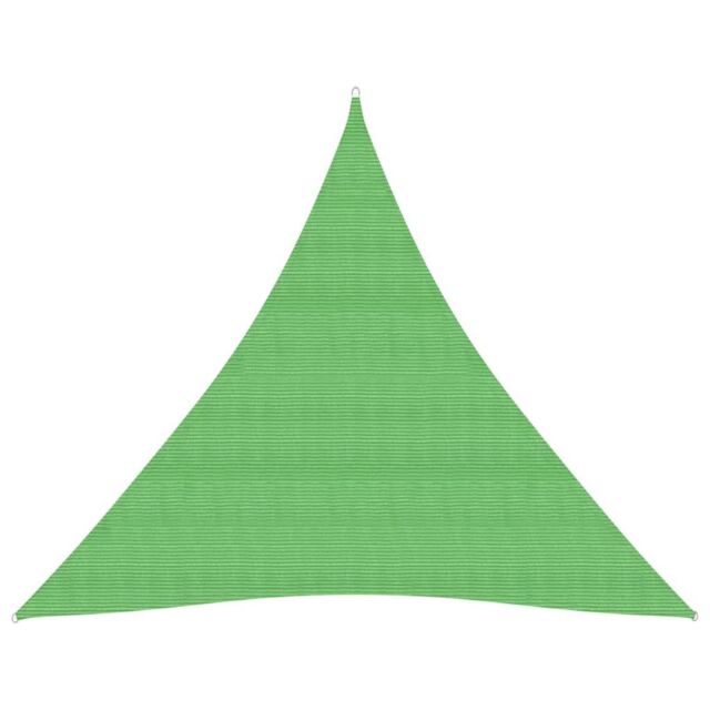Berkfield Home Sunshade Sail 160 g/m ² Light Green 4.5x4.5x4.5 m HDPE - image 1