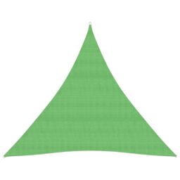 Berkfield Home Sunshade Sail 160 g/m ² Light Green 4.5x4.5x4.5 m HDPE - thumbnail 1