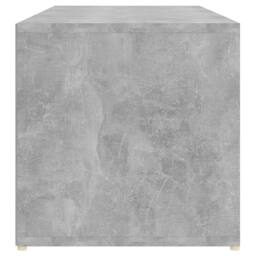 Berkfield Home Shoe Storage Bench Concrete Grey 105x35x35 cm Engineered Wood - Size: 105 x 35 x 35 cm - thumbnail 5