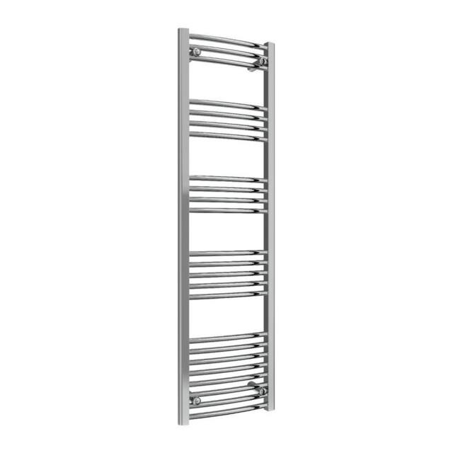 Bathroom Kingdom Capo Electric Chrome Straight Heated Towel Rail 1600x400 in Silver - image 1