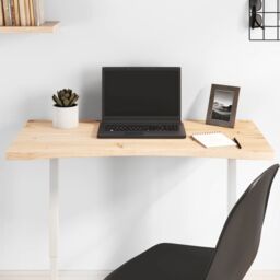 Berkfield Home Desk Top 80x40x2.5 cm Solid Wood Pine in Brown - thumbnail 1