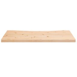 Berkfield Home Desk Top 80x40x2.5 cm Solid Wood Pine in Brown - thumbnail 3
