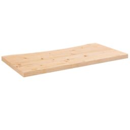 Berkfield Home Desk Top 80x40x2.5 cm Solid Wood Pine in Brown - thumbnail 2