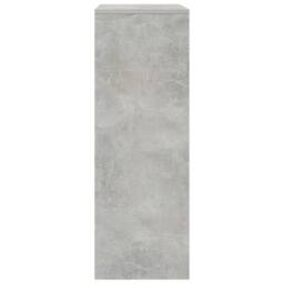 Berkfield Home Sideboard with 6 Drawers Concrete Grey 50x34x96 cm Engineered Wood - Size: 50 x 34 x 96 cm - thumbnail 5