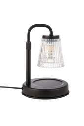 H&O Direct Height Adjustable Dimming Candle Warmer Lamp in Black - thumbnail 2