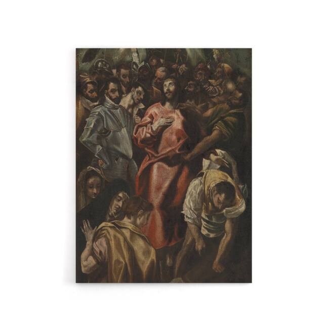 "Artery8 Espolio The Disrobing of Jesus Christ El Greco Canvas Wall Art - Size: W18"" x H24""" - image 1