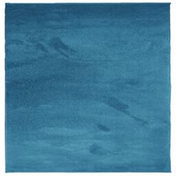 Berkfield Home Rug OVIEDO Short Pile Turquoise 120x120 cm - Size: Medium - thumbnail 1