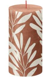 KDMD Rusty Pink Sage Bolsius Rustic Silhouette Candle 130 x 68mm in Terracotta - thumbnail 2