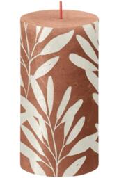 KDMD Rusty Pink Sage Bolsius Rustic Silhouette Candle 130 x 68mm in Terracotta - thumbnail 1