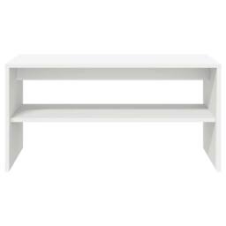 Berkfield Home TV Cabinet White 60x40x40 cm Engineered Wood - Size: 60 x 40 x 40 cm - thumbnail 5