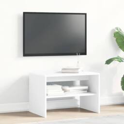 Berkfield Home TV Cabinet White 60x40x40 cm Engineered Wood - Size: 60 x 40 x 40 cm - thumbnail 3