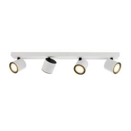 Netlighting Karlota Modern Ceiling Spotlight Bar GU10 in White - thumbnail 2