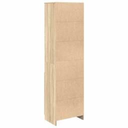 Berkfield Home Highboard Sonoma Oak 50x35x180 cm Engineered Wood in Light Tan - Size: 50 x 35 x 180 cm - thumbnail 8