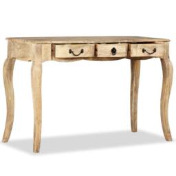 Berkfield Home Console Table Solid Mango Wood 120x50x80 cm in Brown - Size: 120 x 50 x 80 cm - thumbnail 6