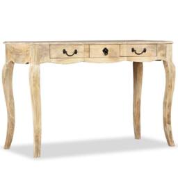Berkfield Home Console Table Solid Mango Wood 120x50x80 cm in Brown - Size: 120 x 50 x 80 cm - thumbnail 5