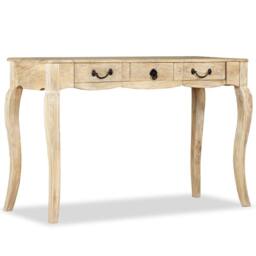 Berkfield Home Console Table Solid Mango Wood 120x50x80 cm in Brown - Size: 120 x 50 x 80 cm - thumbnail 1