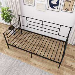 Kelvenix Single Size Daybed 2-in-1 Sofa Bed in Black - thumbnail 3