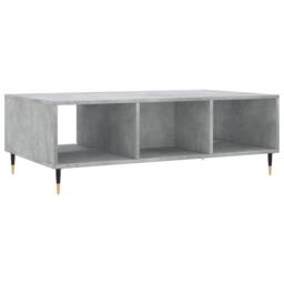 Berkfield Home Coffee Table Concrete Grey 104x60x35 cm Engineered Wood - Size: 104 x 60 x 35 cm - thumbnail 8